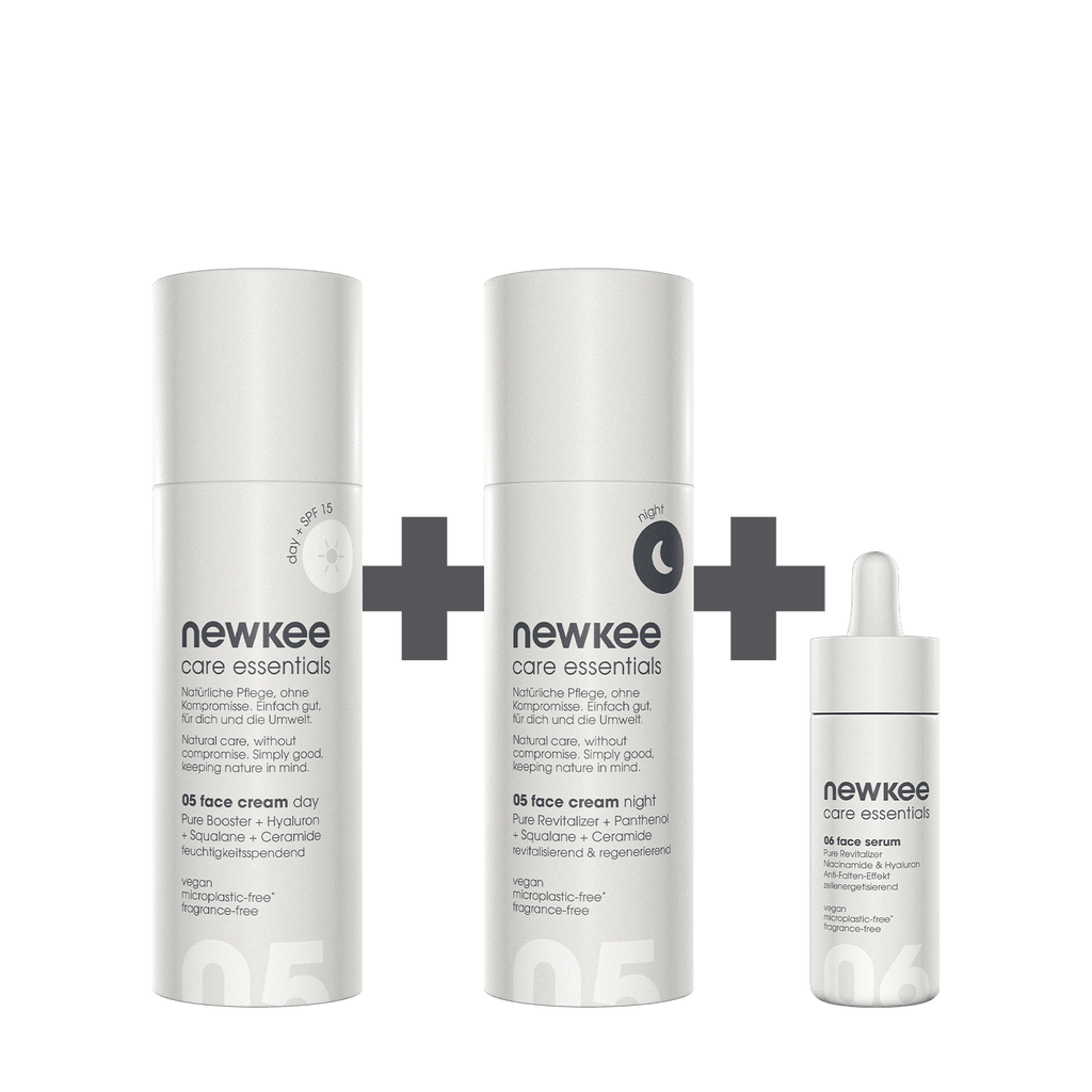 newkee face care bundle plus GesichtspflegeSet mit face serum