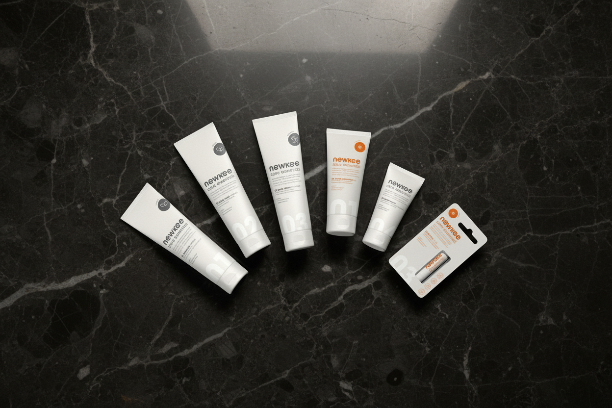 Die newkee Gesichtspflege Produkte