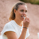 Angelique Kerber benutzt Lipbalm