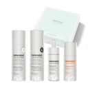 Im Set ist alles für die Gesichtspflege enthalten, wie eine Tagescreme, ein Gesichtsserum, eine Sonnencreme fürs Gesicht und eine Nachtcreme.